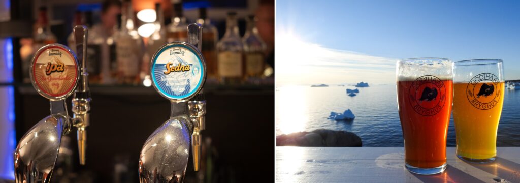 Greenlandic beer on tap and in bottles - Greenland