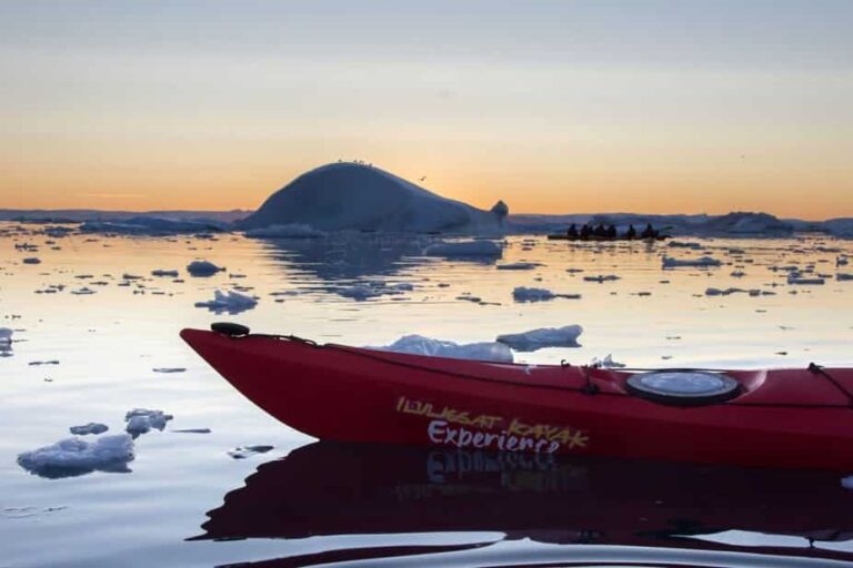 Abendliche Kajaktour zwischen Eisbergen | Ilulissat | Disko Bay - Image 3