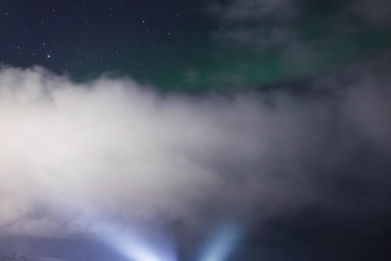 Nordlystur fra en fjeldtop | Sneskotur i Nuuk - Billede 2