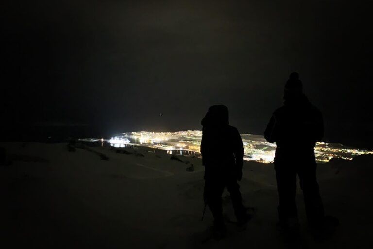 Nordlystur fra en fjeldtop | Sneskotur i Nuuk - Billede 5
