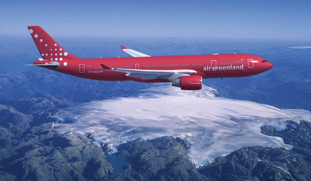 Air Greenland flight
