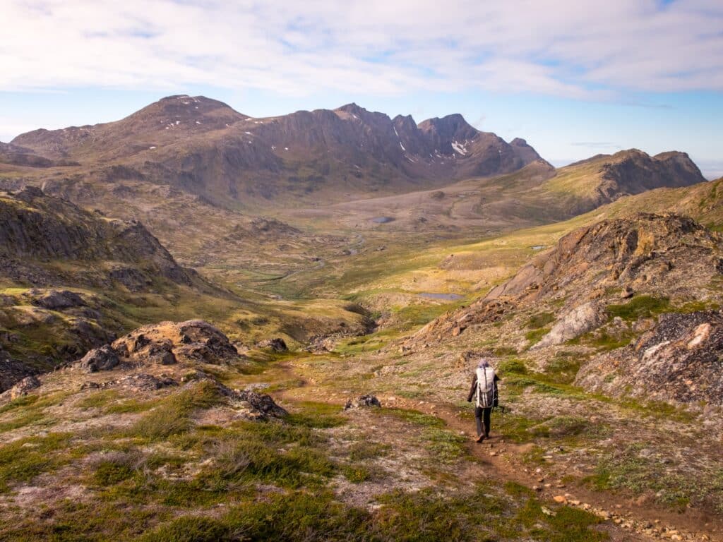 Part of the vast back-country between Sisimiut and Kangerlussuaq - along the Arctic Circle Trail