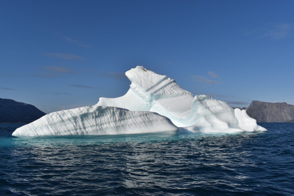 Big iceberg in the water