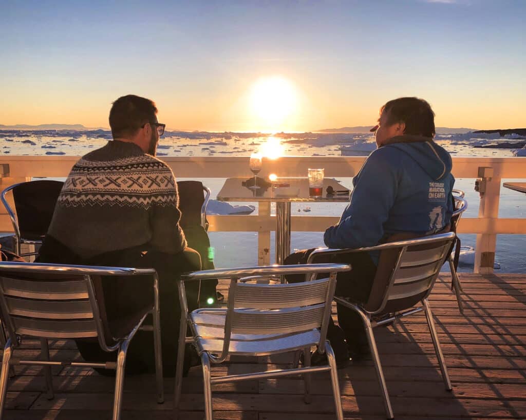 Midnight sun - Ilulissat