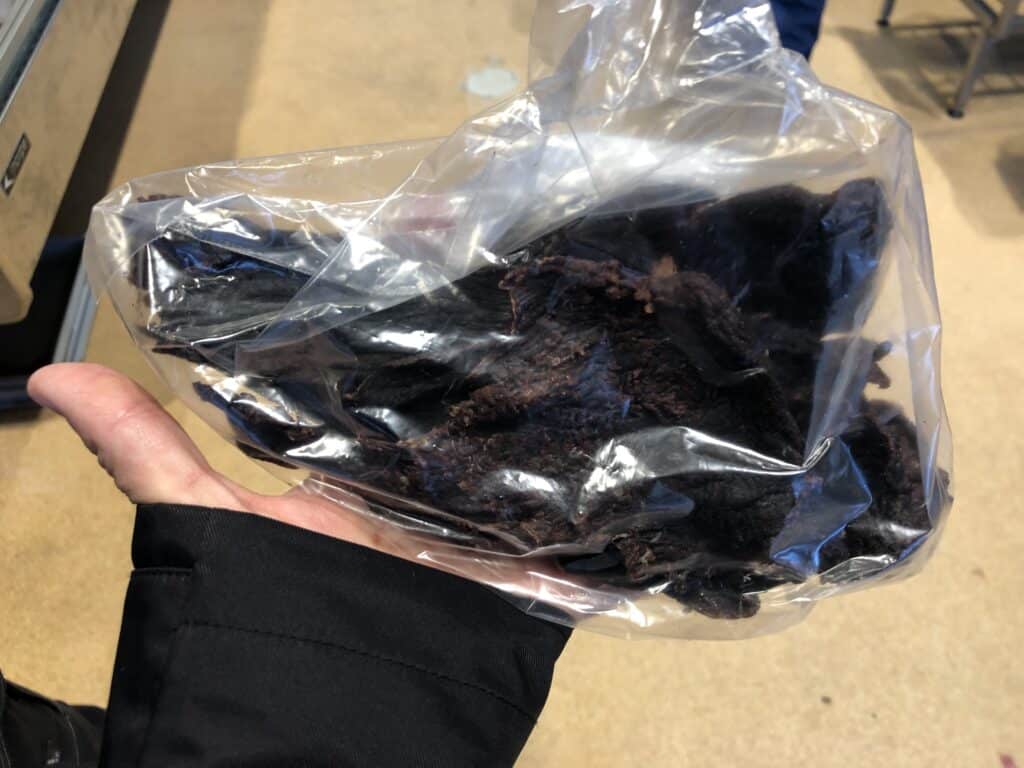 Dried frish from the Fishmarket in Nuuk