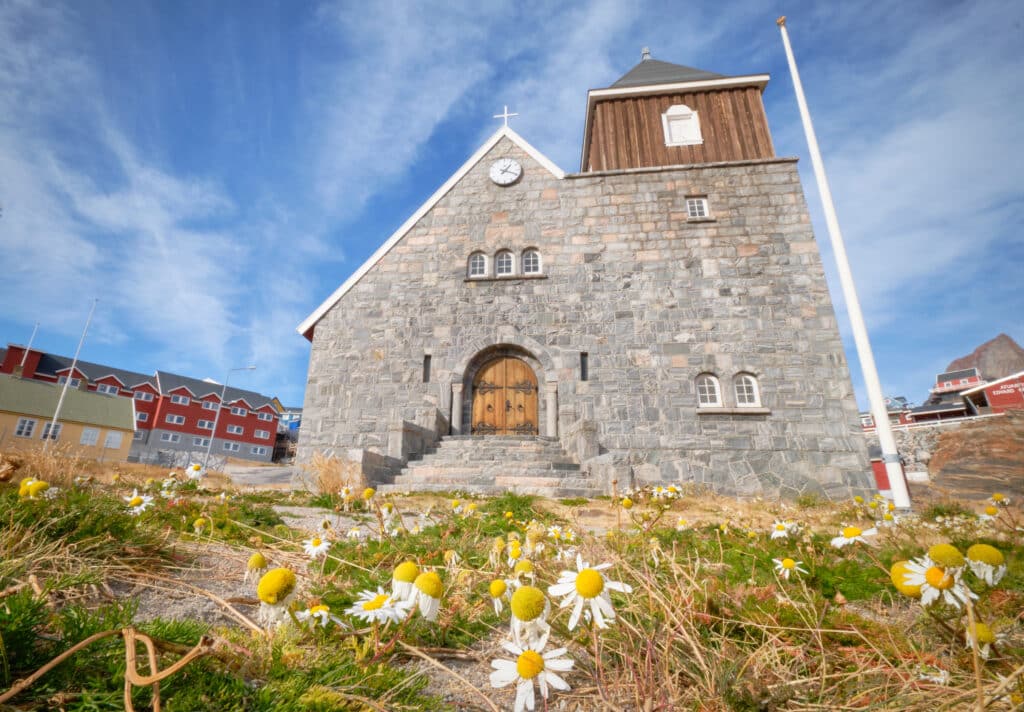 Den smukke kirke i Uummannaq