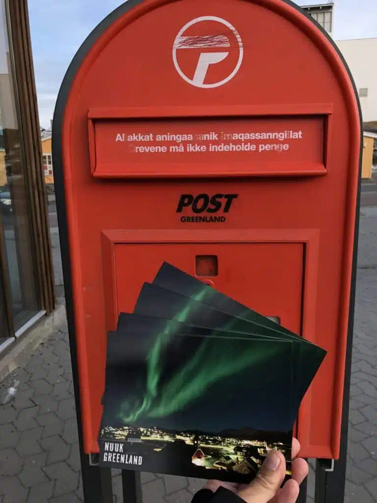 Sending postcards from Greenland