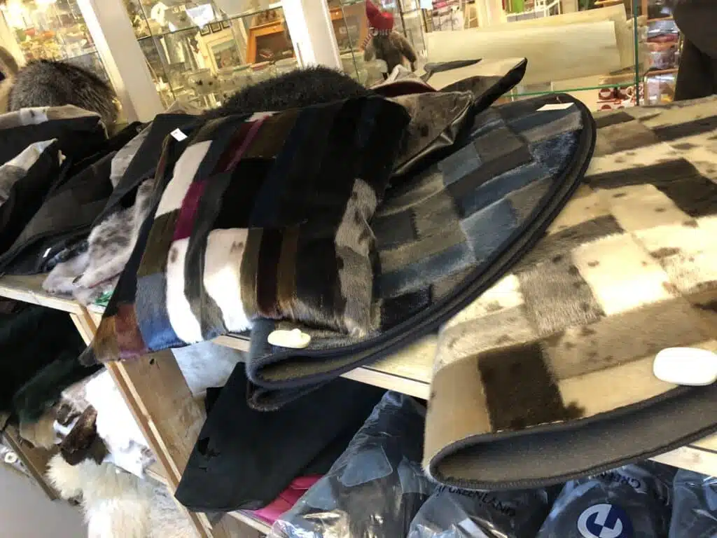 Souvenirs in seal skin