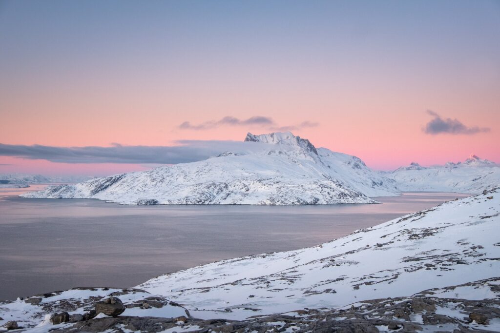 The iconic Sermitsiaq Mountain near Nuuk