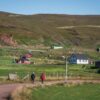 Walk in Qassiarsuk, Brattahlid, South Greenland in summer