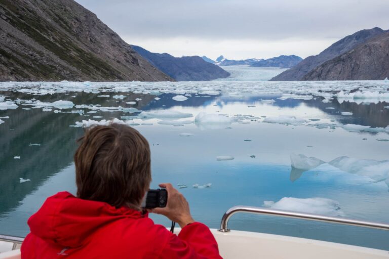 Icefjord tour- sailing- Qooqqup Sermia glacier- Narsarsuaq- South Greenland- Guide to Greenland