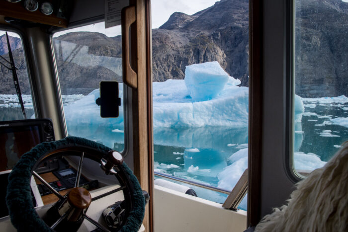 Icefjord tour- sailing- Qooqqup Sermia glacier- Narsarsuaq- South Greenland- Guide to Greenland
