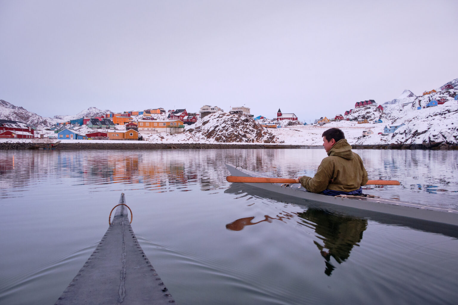 Traditional Greenlandic Kayak tour Sisimiut Guide to Greenland