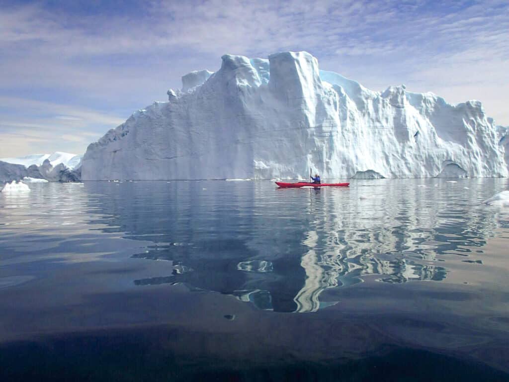 Kayaking at Ilulissat icefjord