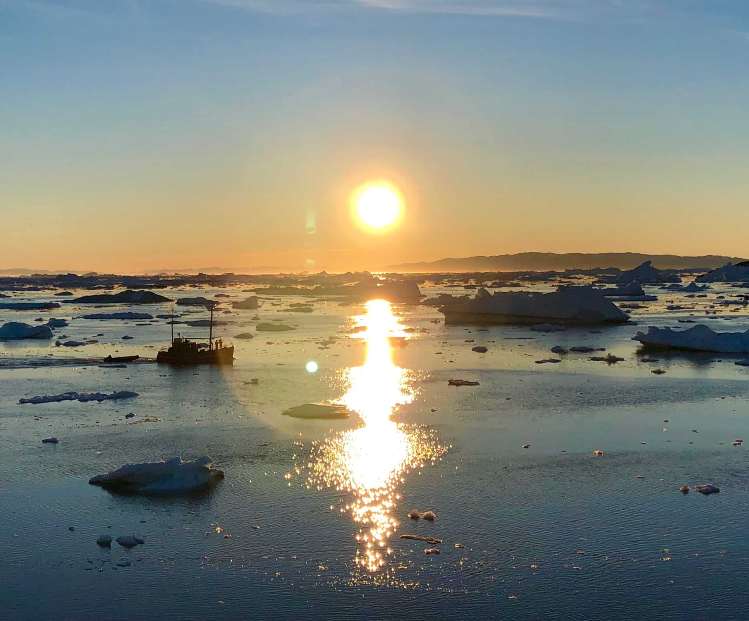 Midnight sun, Ilulissat