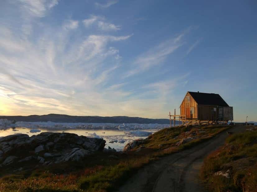 Huse with a view of the icefjord