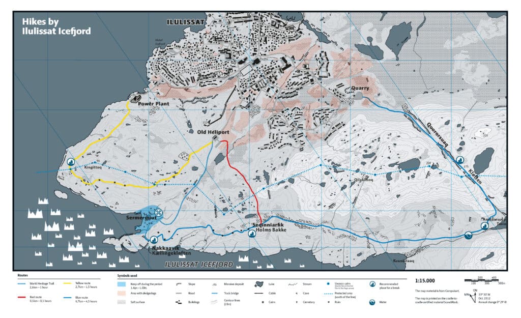 Map of Ilulissat