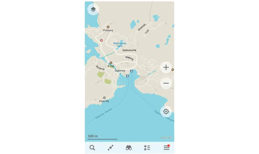 qaqortoq tourist map