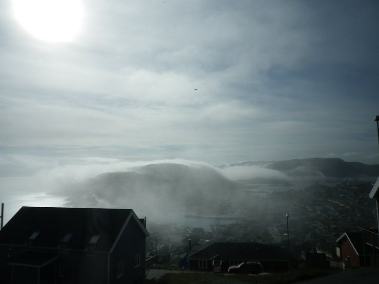 Clouds over Qaqortoq