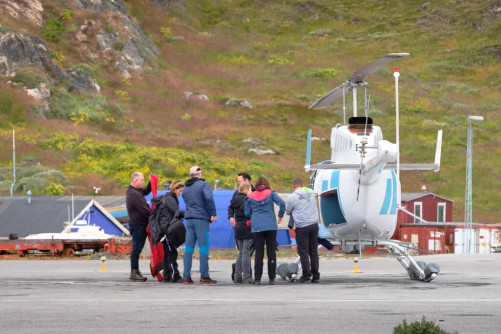 Scenic flight over Qaqortoq