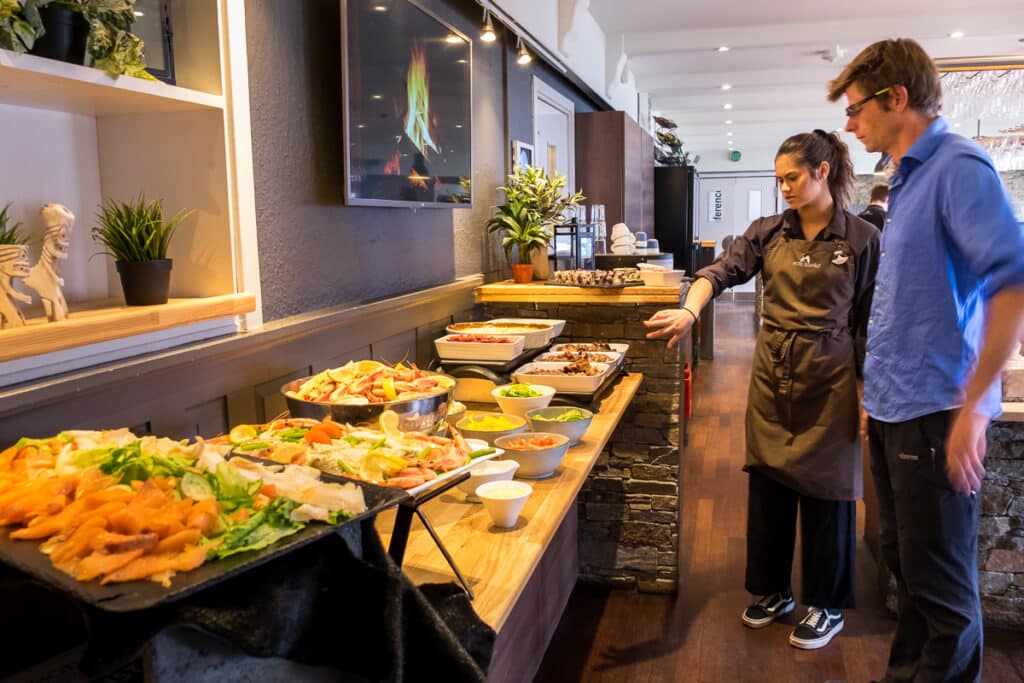 The Traditional Greenlandic Buffet at the Hotel Sisimiut