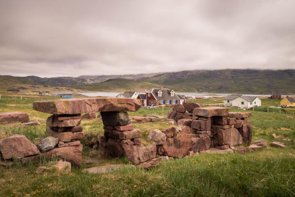 Ruins in the settlement of Igaliku