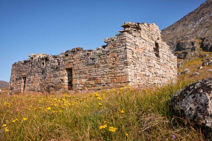 Hvalsey Church from the outside - Qaqortoq