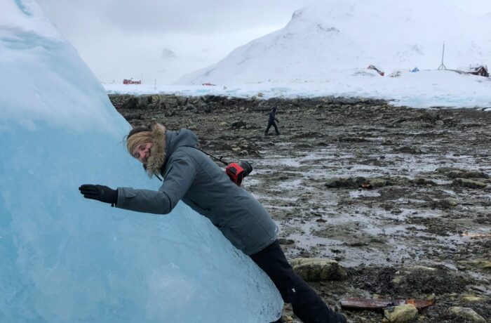 A happy iceberg hug