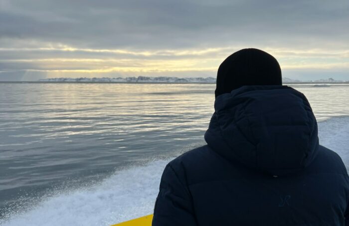 Beautiful view over the Nuuk Fjord