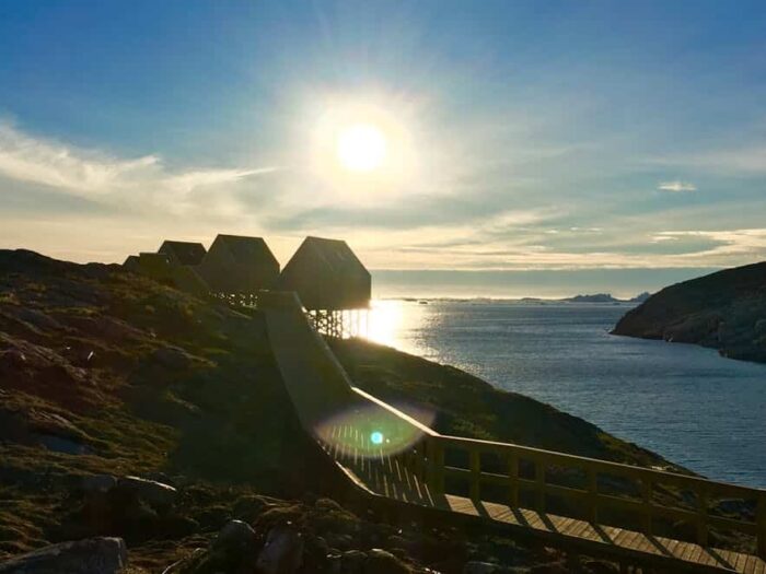 Some of the clearest air in the world with a view in ilimanaq