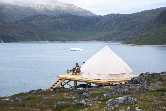 Chilling in Nuuk fjord camp- Guide to Greenland