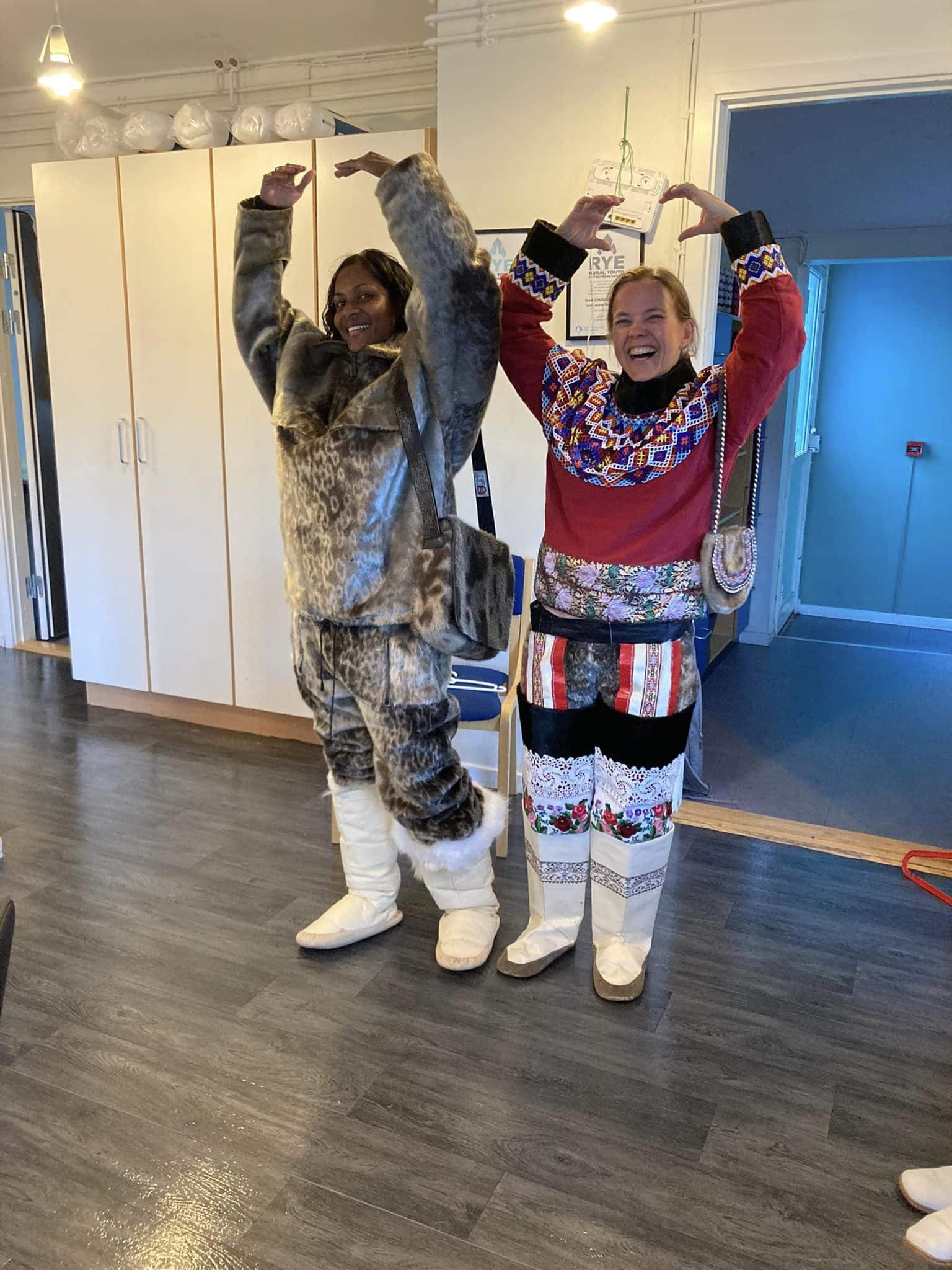 8-day Iceberg Horse Riding Tour | South Greenland expreincing Greenlandic culture and antional suits