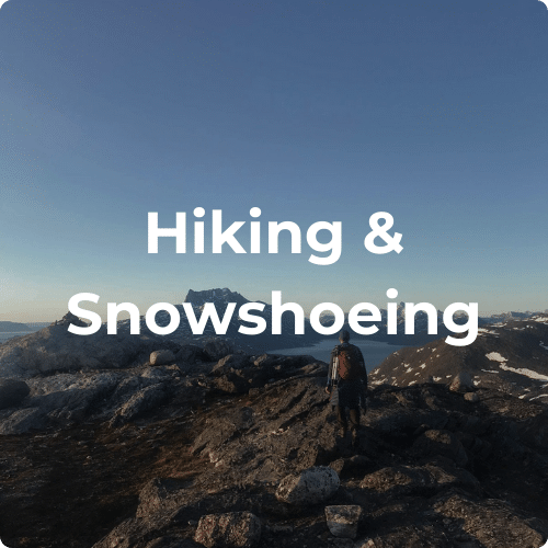 hiking and snowshoeing tours nuuk