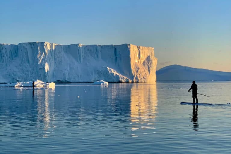 Private Stand-Up Paddle in Ilulissat Icefjord from the boat | Ilulissat - Image 6