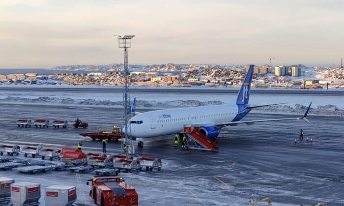 jettime to greenland
