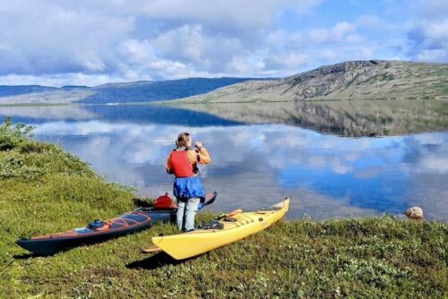 Kayak on Lake Ferguson | Kangerlussuaq | West Greenland