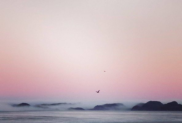 Blushing morning sky in Nuuk – Guide to Greenland Blushing morning sky in Nuuk - Guide to Greenland
