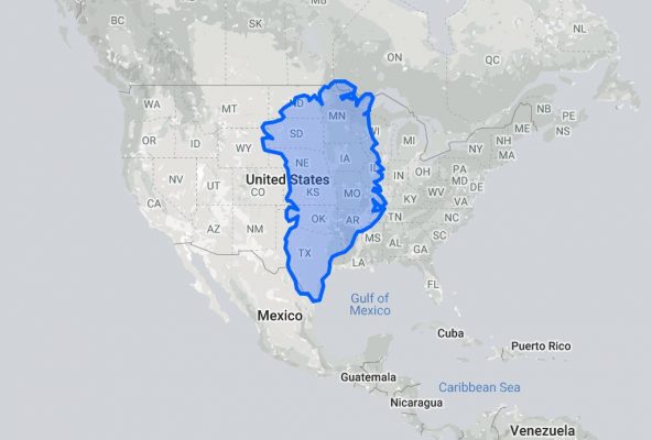 The true size of Greenland, should it be a Continent? – Guide to Greenland4 The true size of Greenland, should it be a Continent? - Guide to Greenland4