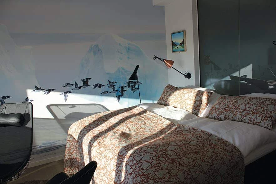 The new and beautiful rooms in Hotel Arctic