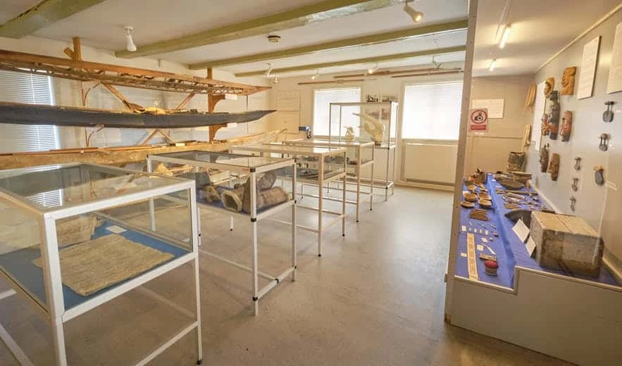 En af de mange udstillinger i Qaqortoq museum