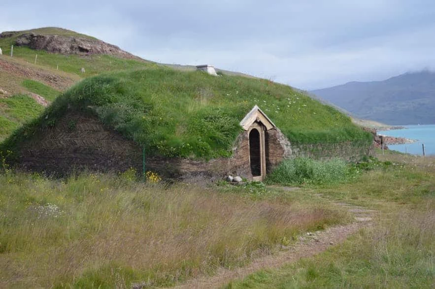 Ruins of a small hut in the south of Greenland