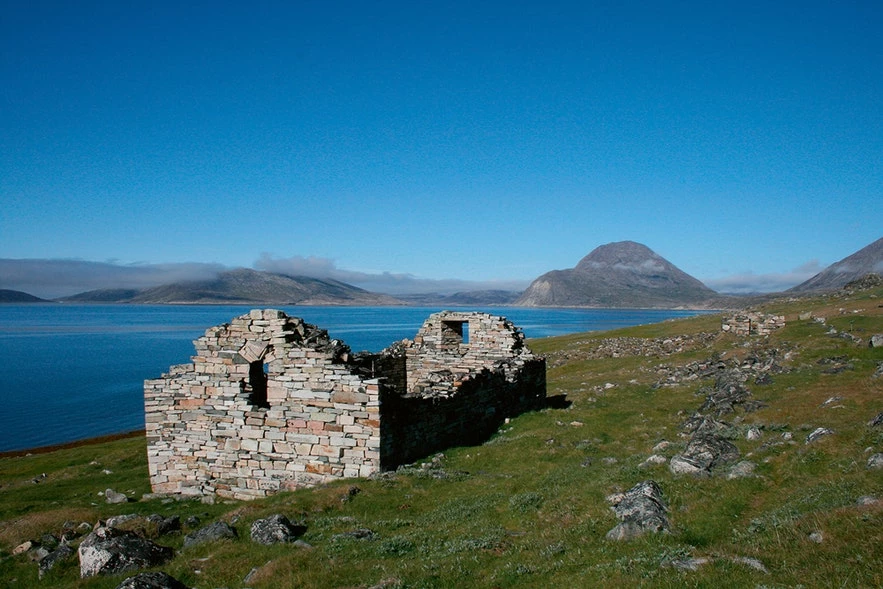 Old viking ruin