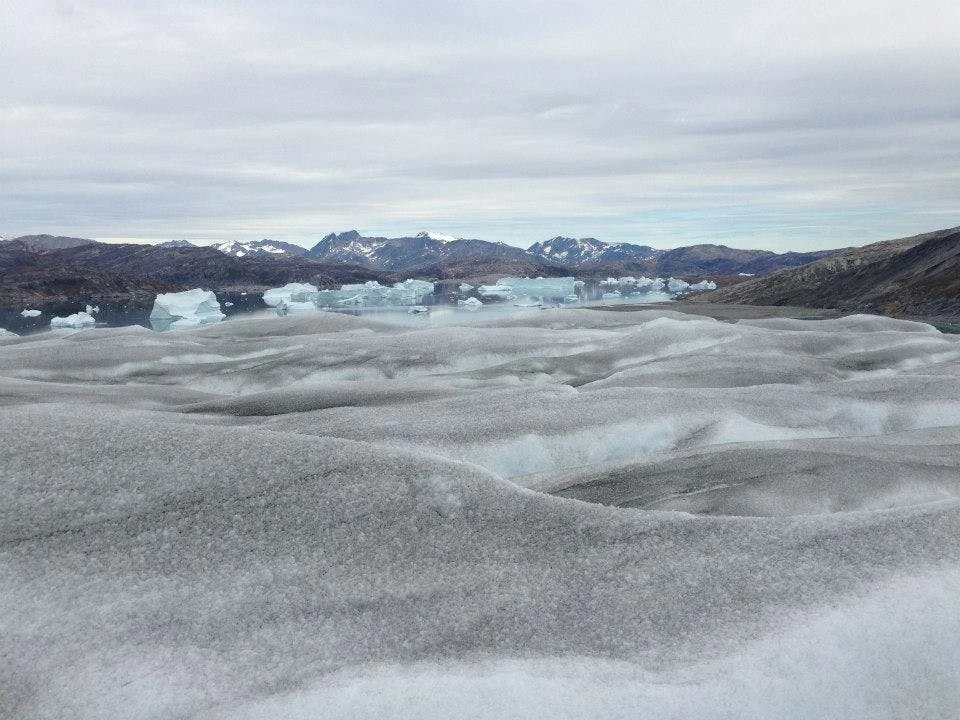 View of glacier