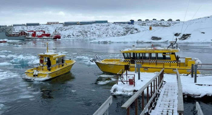 Departure from the Industrial Harbor
