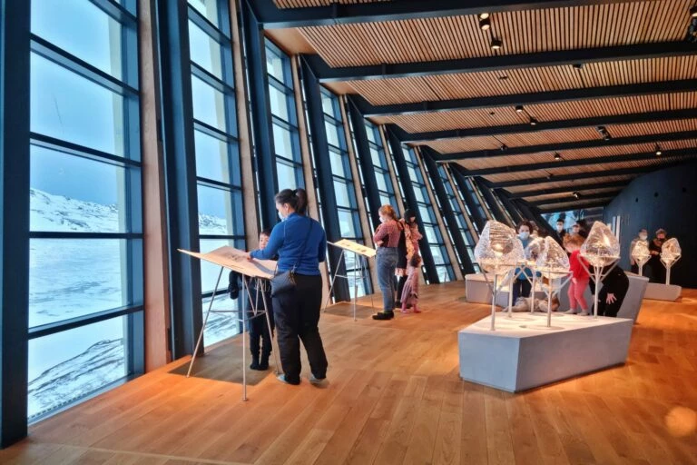 Main exhibition space at Ilulissat Icefjord Centre - Greenland