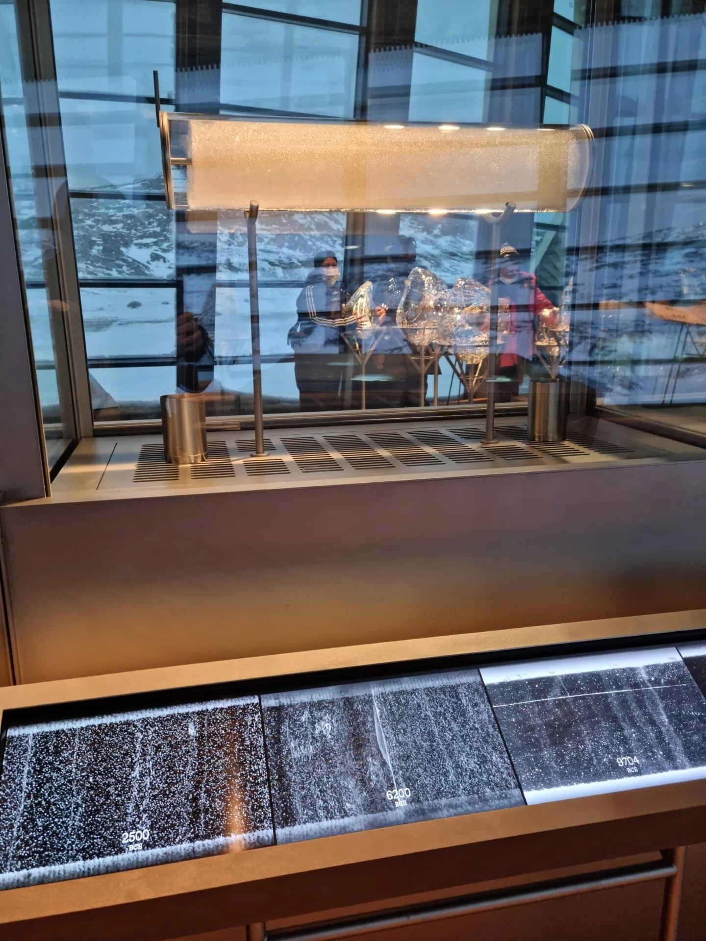 Ice Core interactive display