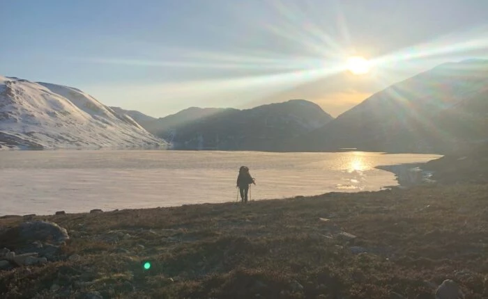 sunset at the kobbefjord